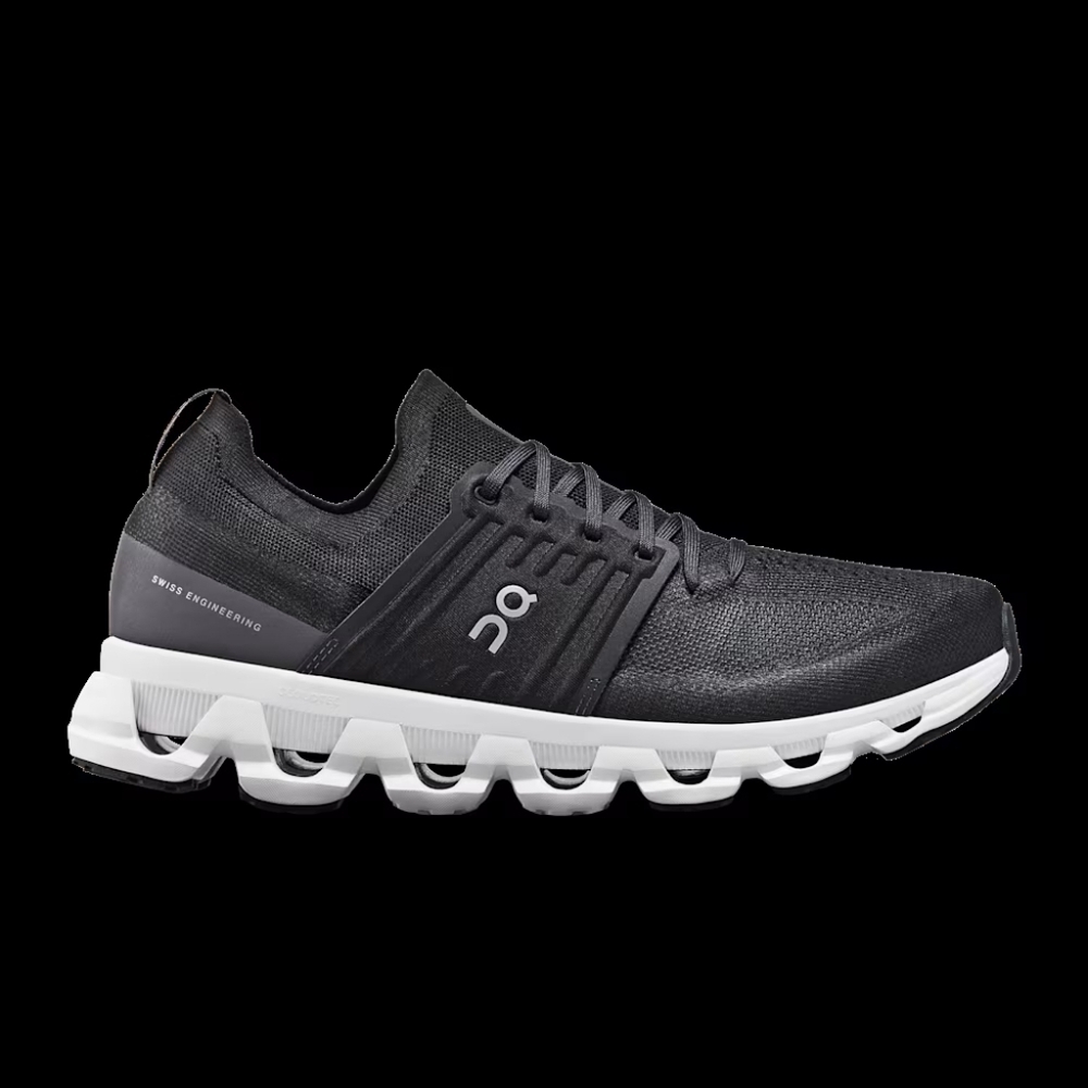 On Running Cloudswift 3 Black and White Sneakers Size 10.5 In EUC